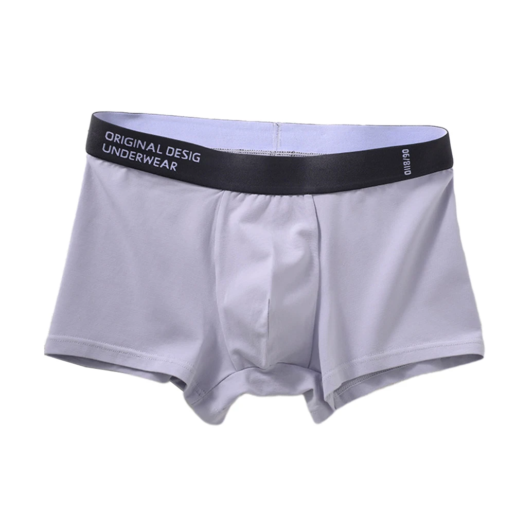 

Mens Sexy Underwear Low Waist Briefs U Convex Pouch Boxers Shorts Skin-friendly Underpants Cotton Comfy Breathable Panties
