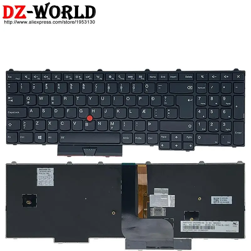 Teclado Retroiluminado para o Portátil de Lenovo Thinkpad P50 P70 P51 P71 dk é cz de ch Ndc sk si hu Não pt bg nl ee - Imagem 3