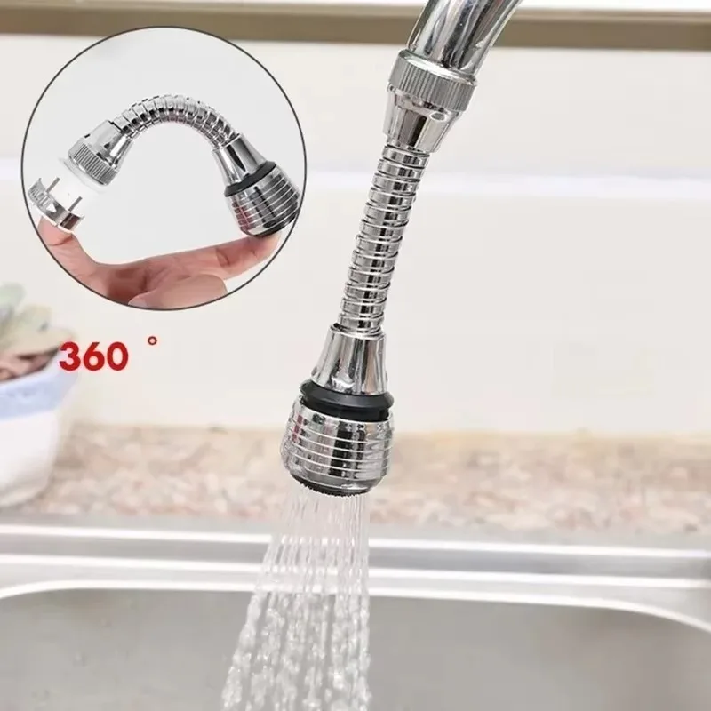 360 Swivel Mode Saving Water In The Bubbler Nozzle High Pressure Faucet Filter FaucetAdapter Extender Kitchen Faucet Accessories