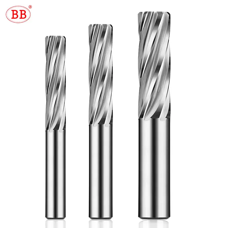 BB 8.67-12.09 Maschinenreibahle, Spiralflöte, Vollhartmetall, unbeschichtete Toleranz, Spannfutter, Metallschneider, CNC für Aluminium