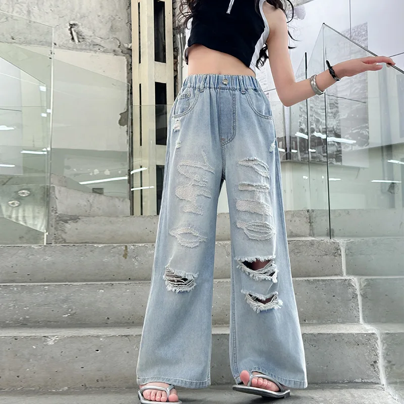 Aliexpress Baggy Jean Femme Hip Hop Ripped Jeans Jean Baggy