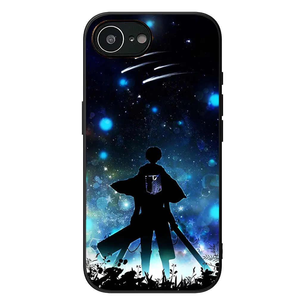 Attack Jaeger & Levi Anime Protective Phone Case - Sleek Design
