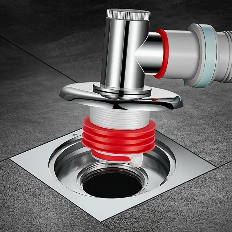 Floor Drain Filter Sewer Pipe Unblocker Shower Drain Plug Washing Machine Drain Hose Adapter