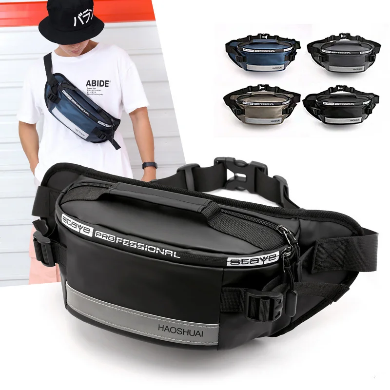 

Anti-theft Male Belt Close-Fitting Waist Bags Packs Men Crossbody Bags Shoulder Bags Nylon Fanny Chest Pack Sports Travel Bags