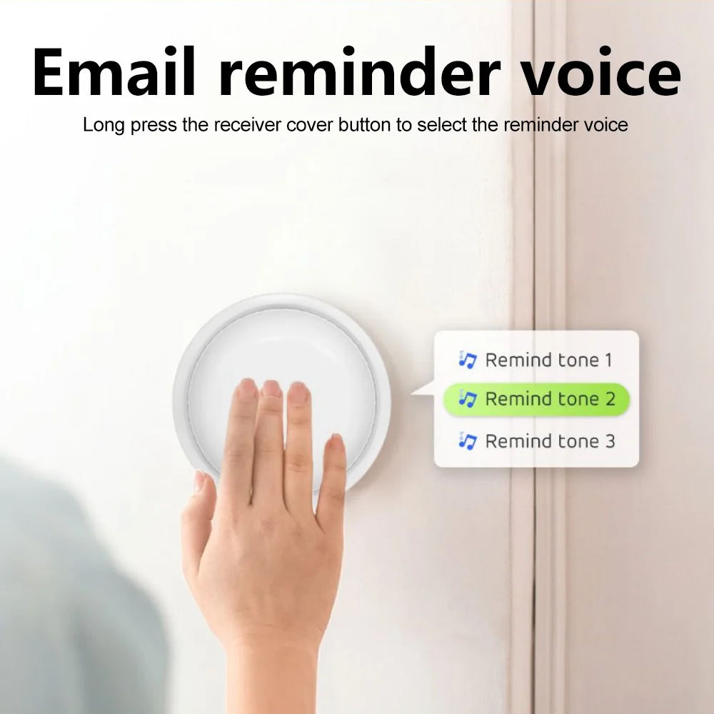 Mailbox Sensor Alert For Delivered Mail Wireless Mailbox Alarm with Light Flashing and Sound Reminders