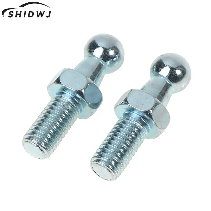 

2Pcs Boot Bonnet Lift Support Gas Strut End Fitting Ball Pin Joint Valve Spring Holders Front Rear Car Accessories 10mm