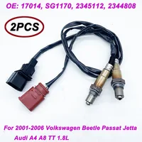 Set Of 2 Upstream & Downstream O2 Oxygen Sensor SG1170 17014 For Audi TT VW Golf GTI Jetta 1.8L 0258007351 0258007057 021906262B 1