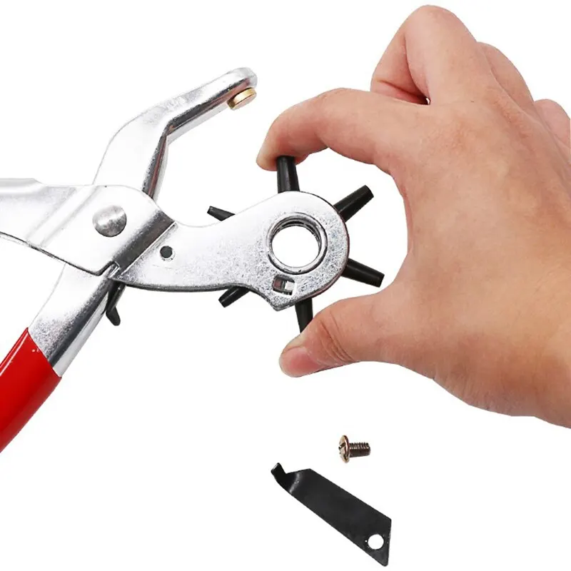 Punch Pliers Multi-function Round Oval Hole DIY Tool for Watchband Leather Belt punch pliers