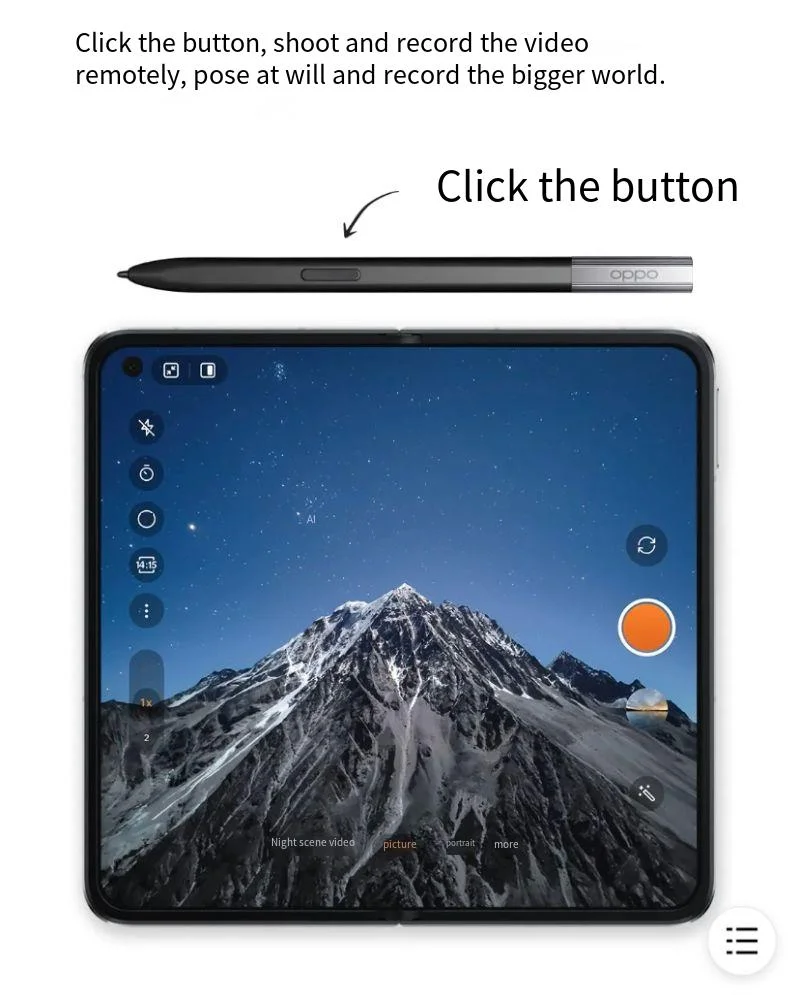 Original OPPO Pen stylus is suitable for OPPO Find N2 series folding screen mobile phone to write smoothly and hold comfortably.