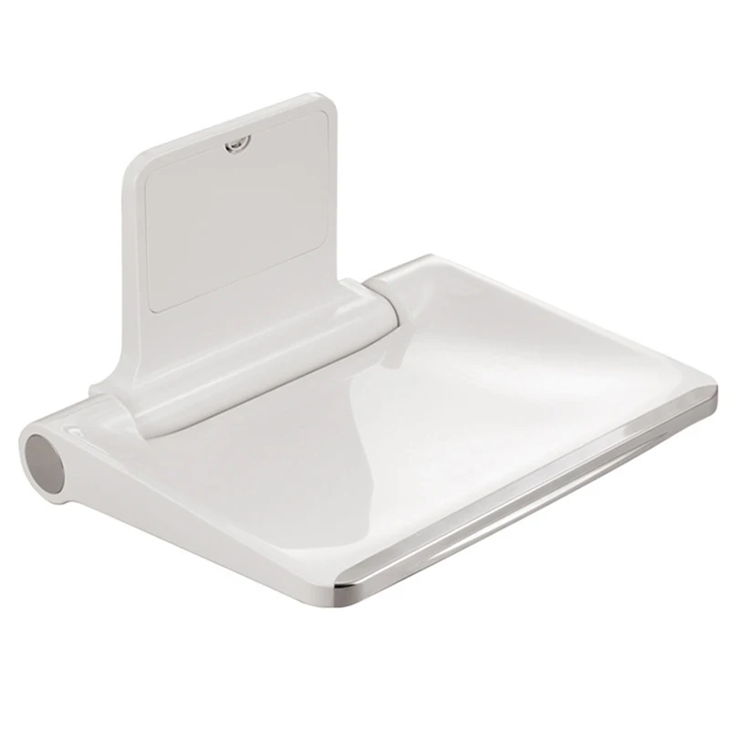 Wall Mounted Shower Seat Ecofresh 200kg Bearing Folding Bathroom Stool Home Barrier-free Toilet Chair Porch Shoe Changing Stool