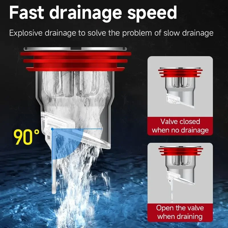 For Bathroom Toilet Sewer Kitchen Smell Proof