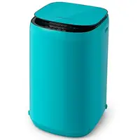 Portable 7.7lbs Washing Machine Full Automatic Laundry 10 Programs 3 Water Levels Compact Washer Combo Spinner Stainless Steel 1