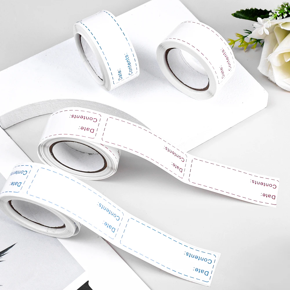 125pcs/roll Blank Date Writable Label Sticker Kitchen Refrigerator Food Storage Classification Labels Container Jar Mark Tag label stickers scrapbook stickers