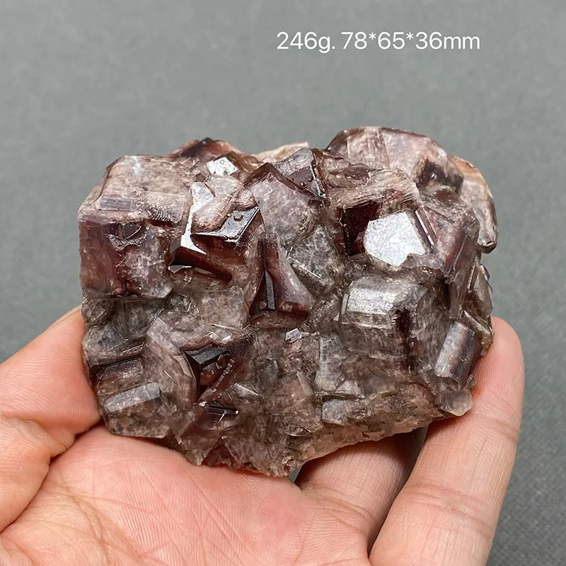 100% natural chocolate color calcite secondary crystallized raw stone mineral specimen healing crystal  Chenzhou, Hunan, China