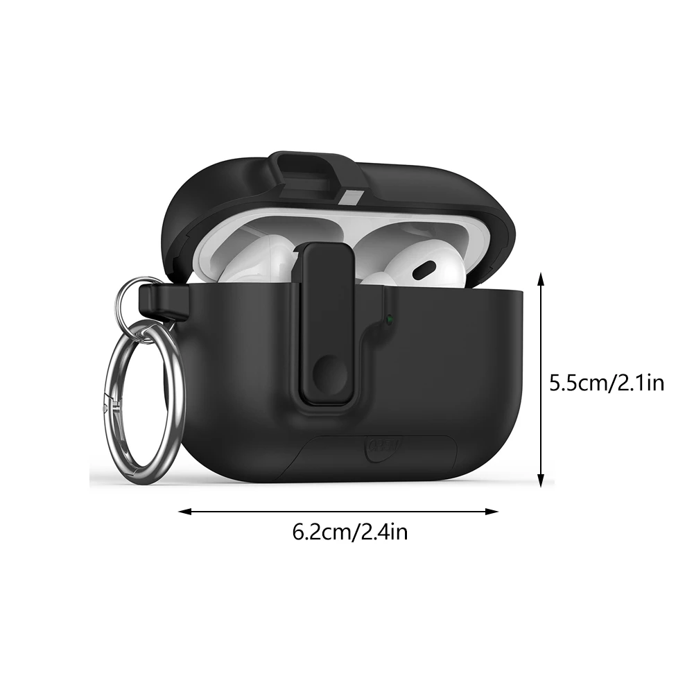 Premium Magnetic Lid Lock Earphone Protector with Luxury Hybrid Case