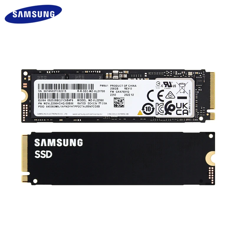 

SAMSUNG SSD PM9A1 Hard Disk 7000MB/s M2 PCIe 4x4 NVME Internal Hard Drive 1TB 2TB TLC Solid State Drive 256GB 512GB SSD for PC