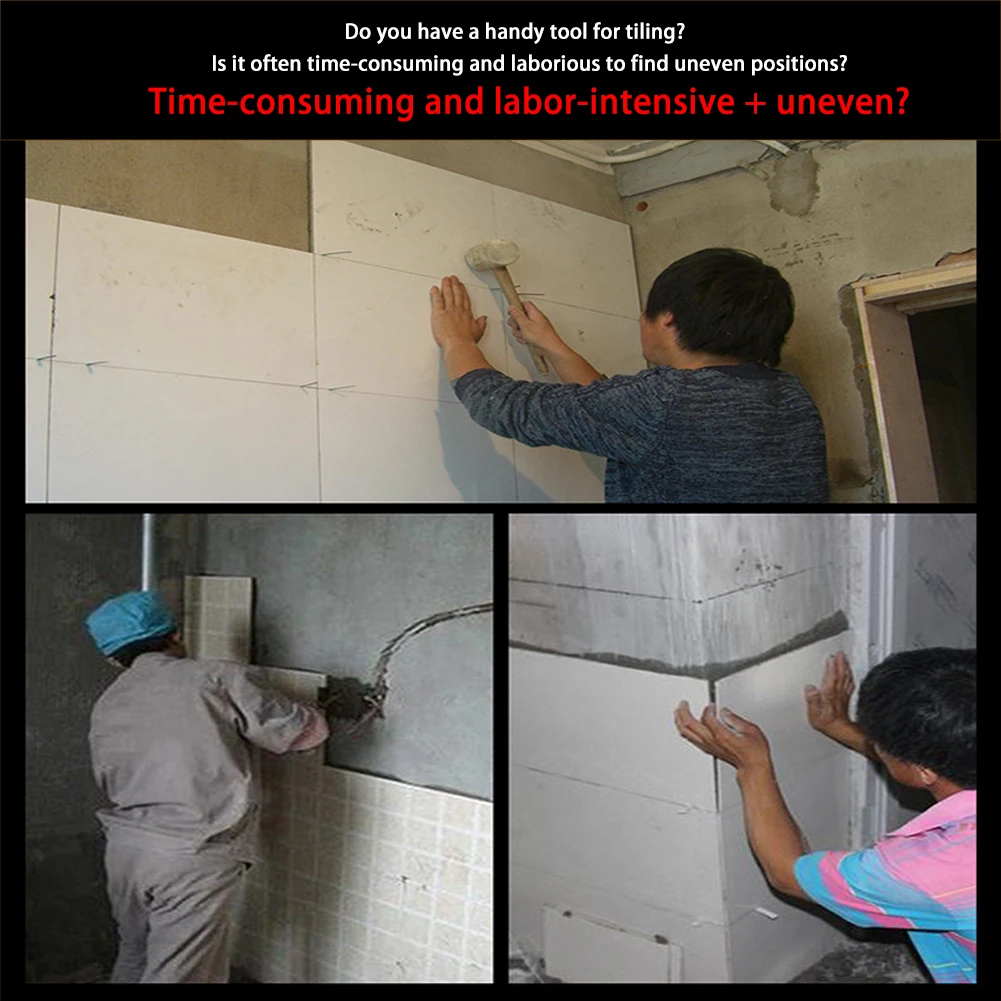 Tile Height Adjuster, Tile Locator, Brick Precise Regulator, Wall Leveling, Tiling Adjustment, Elevating Construction Tool
