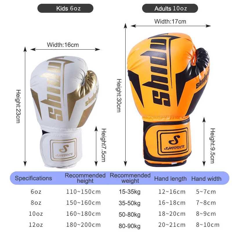 Adult Professional Training Boxing Gloves Men's And Women's Sanda Sandbag Fighting Muay Thai Fighting Children's Boxing Gloves