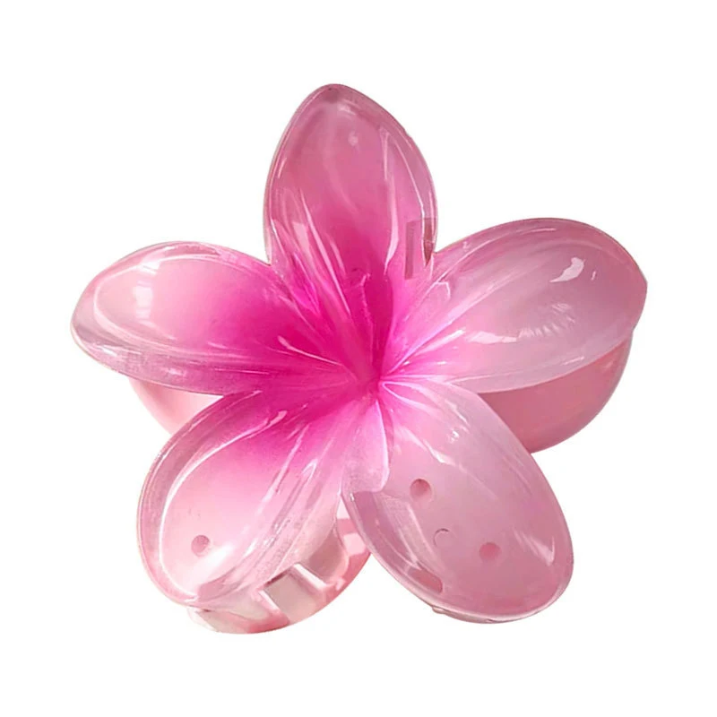 Beach Vacation Bohemia Style Fashion Egg Flower Hair Clips Flower Large Hair Claw Hairpin For Women Girls Accessories