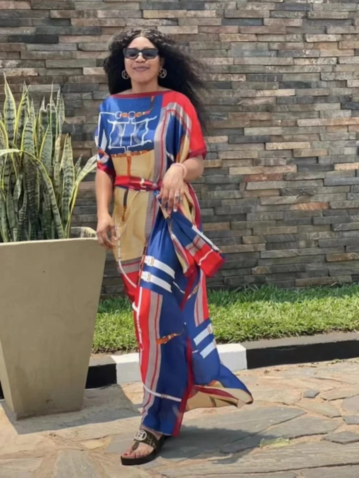 Dress Length 142cm Bust:160cm New Fashion Women dresses Print Dashiki Sexy Boho Casual Beach Women Long Dress/gown Yomadou Colo african dress kaftan dress