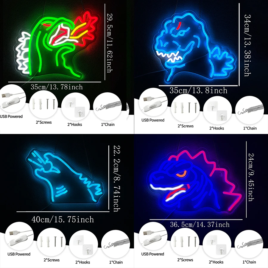 Luce al neon a LED per sala giochi, alimentata tramite USB, decorazione da parete per sala giochi, soggiorno, bar, feste, regalo per ragazzi | Leroy Merlin