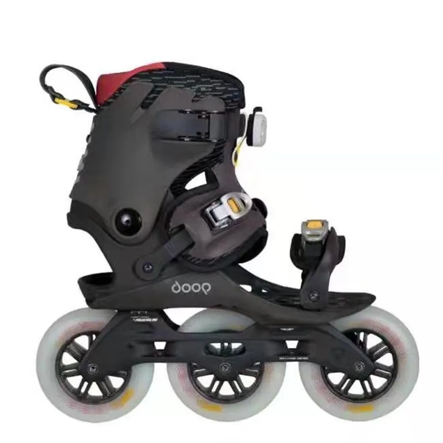 Powerslide Doop Roller Skating Shoes 4*80mm or 3*100/110mm Luminous Wheels Inline Skates Free Skating Patines
