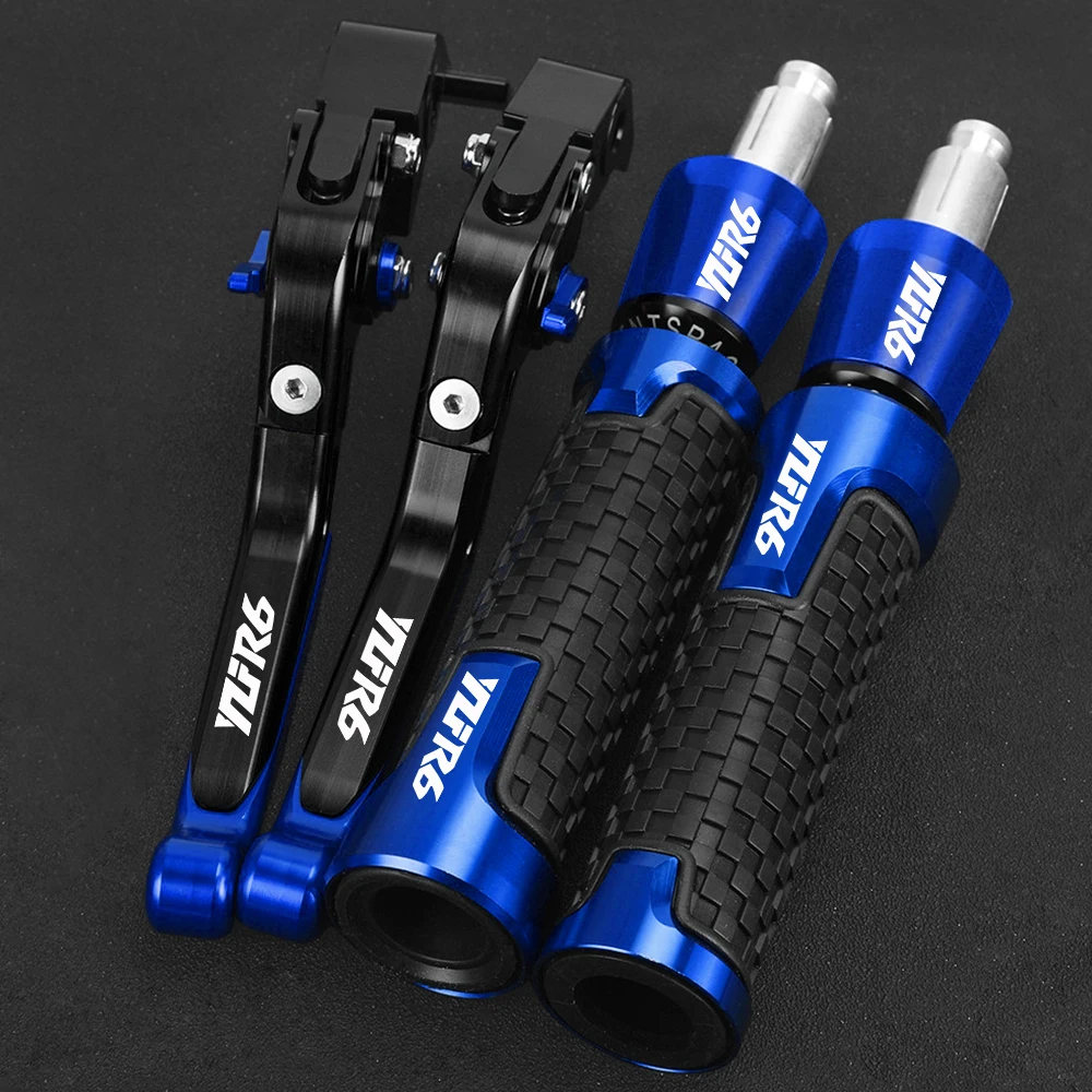 

YZF R6 Motorcycle Brake Clutch Levers Handlebar Hand Grip ends For YAMAHA YZFR6 YZF-R6 2005-2016 2015 2014 2013 2012 2011 2010