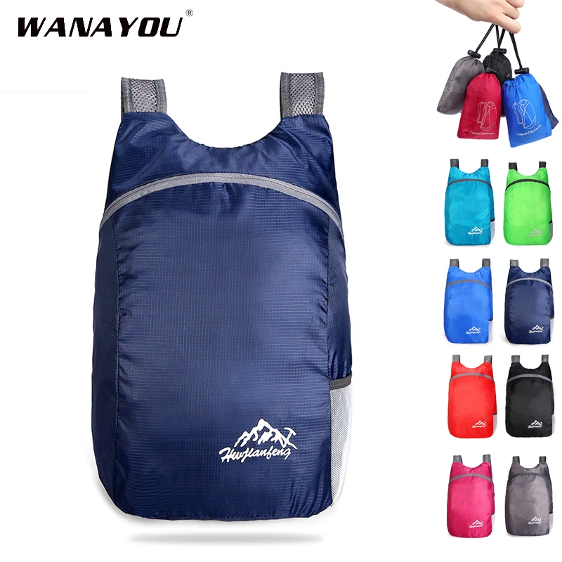 15l Lightweight Packable Bag,foldable Ultralight Outdoor Backpack