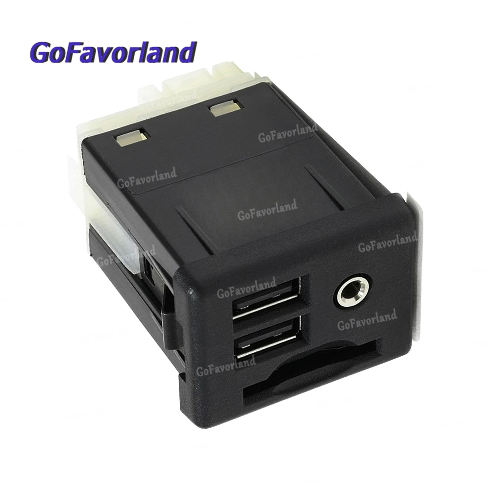 

Front Audio Auxiliary Jack Receptacle Black Plastic 13581213 For Chevy For Cadillac 2013 2014 2015 2016 2017 2018