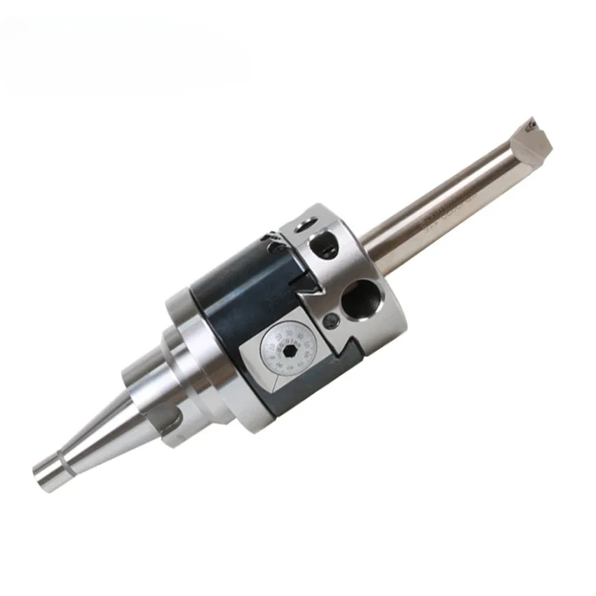 Фото Новая высокоточная режущая головка M12 NT30-NBH2084 CNC 0,01 с микро-инструментом с NT хвостовиком NBH2084, расточные головки с 8 шт. расточных стержней №4