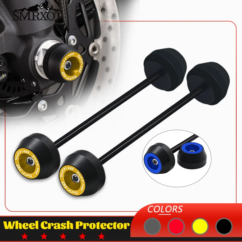 

Motorcycle Accessories For YAMAHA MT-10 2016-2024 FZ-10 2017-2024 Front & Rear Wheel Axle Fork Crash Sliders Pad mt10 fz10