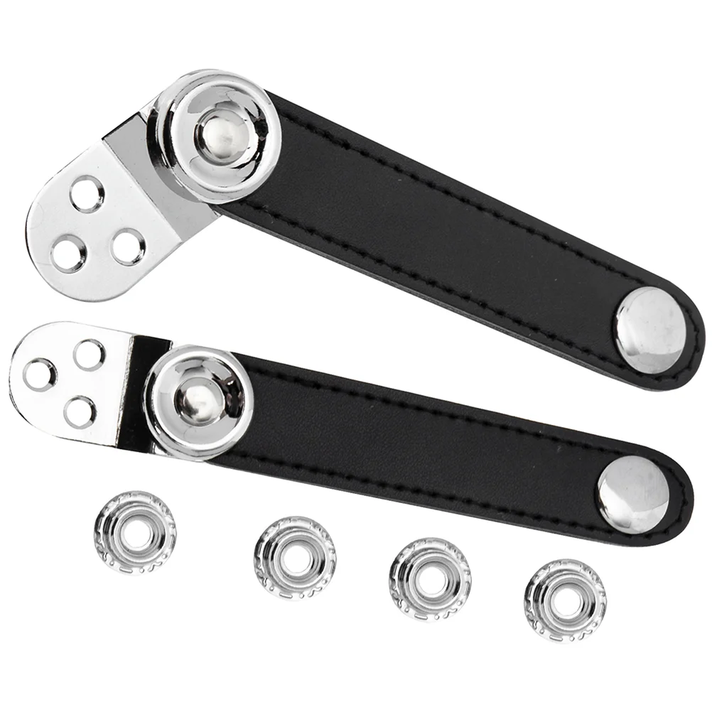 

2 Pcs Accordion Harness Straps Belt Accessory Musical Instruments Double Layer Bass Cowhide