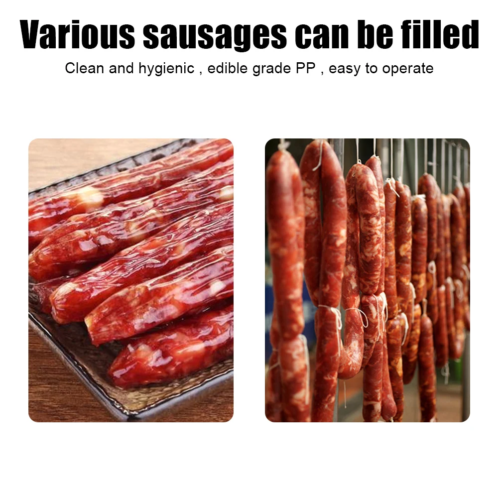 Sausage stuffer 1set Homemade Sausage Meat Fillers Machine Gadgets Kitchen Tools Syringe Manual Maker