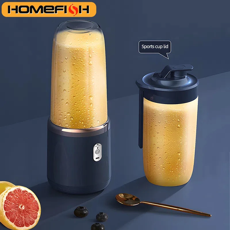 Portable Blender Bottle Electric 6 Blades Multifunction Juice Blender Fresh Juice Smoothie Blender Ice CrushCup Food Processor 3