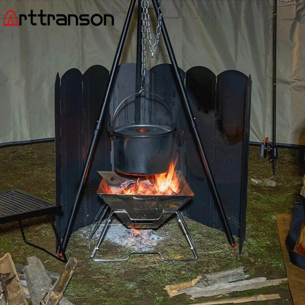 Camping Stove Windscreen 8 Plates Portable with Carrying Bag stove windscreen camping stove gas stove