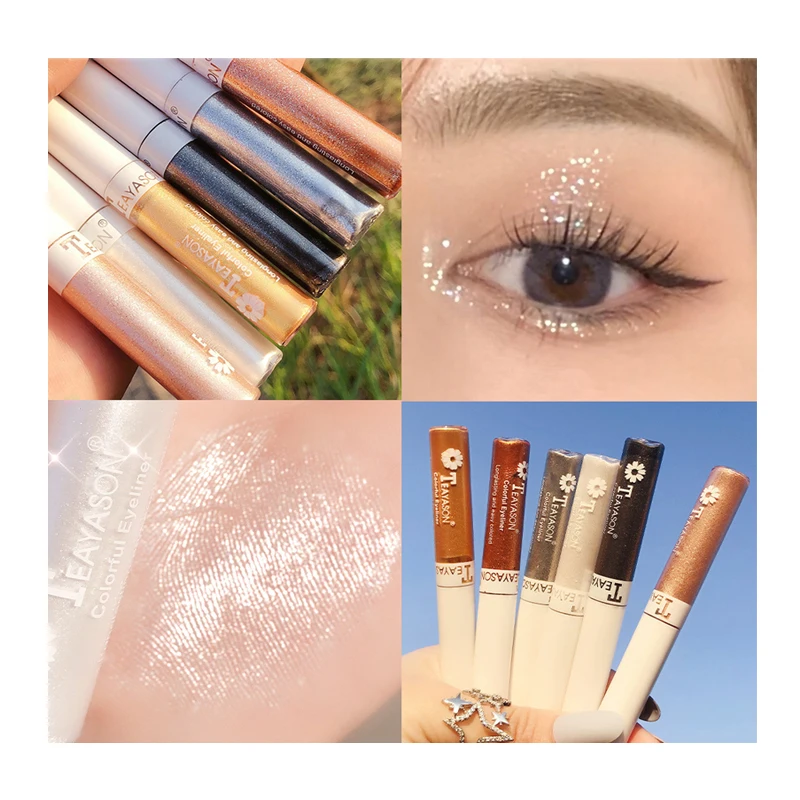 

Glittering Liquid Eyeliner Liquid Eyeshadow Glitter Pearly Sequin Liquid Eyeshadow eye makeup makeup Free shipping