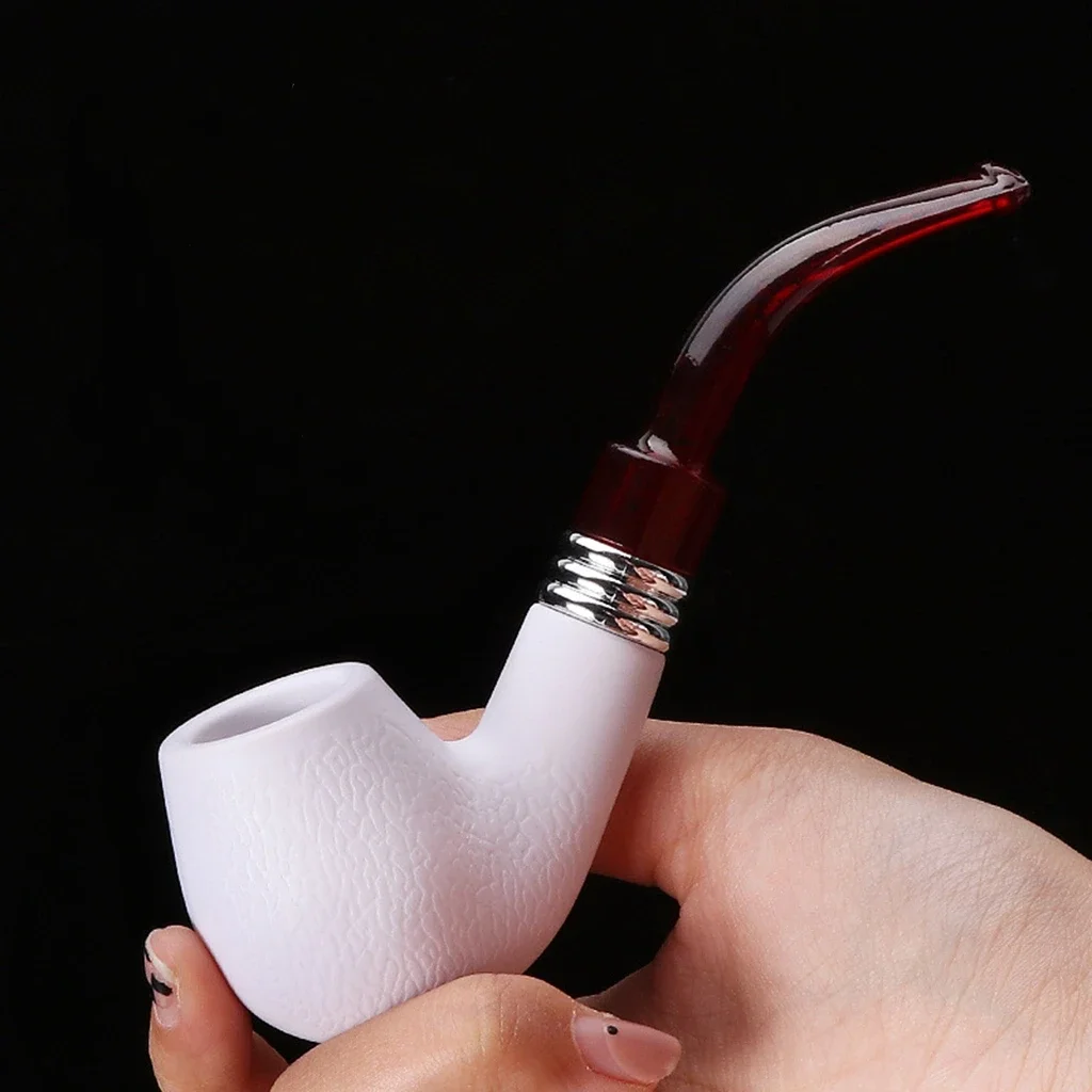 흡연 송진 담배 파이프 복사, Meerschaum 시가 모조 세피올라이트 파이프 선물