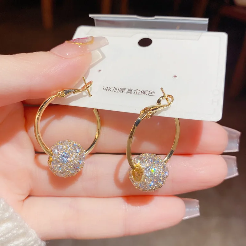 925 sterling silver needle earrings Women's earrings New model 2022 Gold Earrings Pendant earrings  Women's fashion earrings