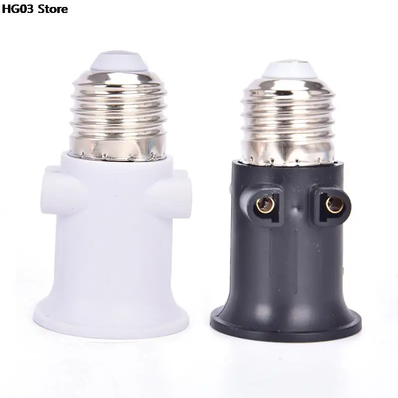 Lamp Bulb Holder Lamp Holder Lamp Base Socket Converter 1 PC PBT Fireproof E27 Bulb Adapter