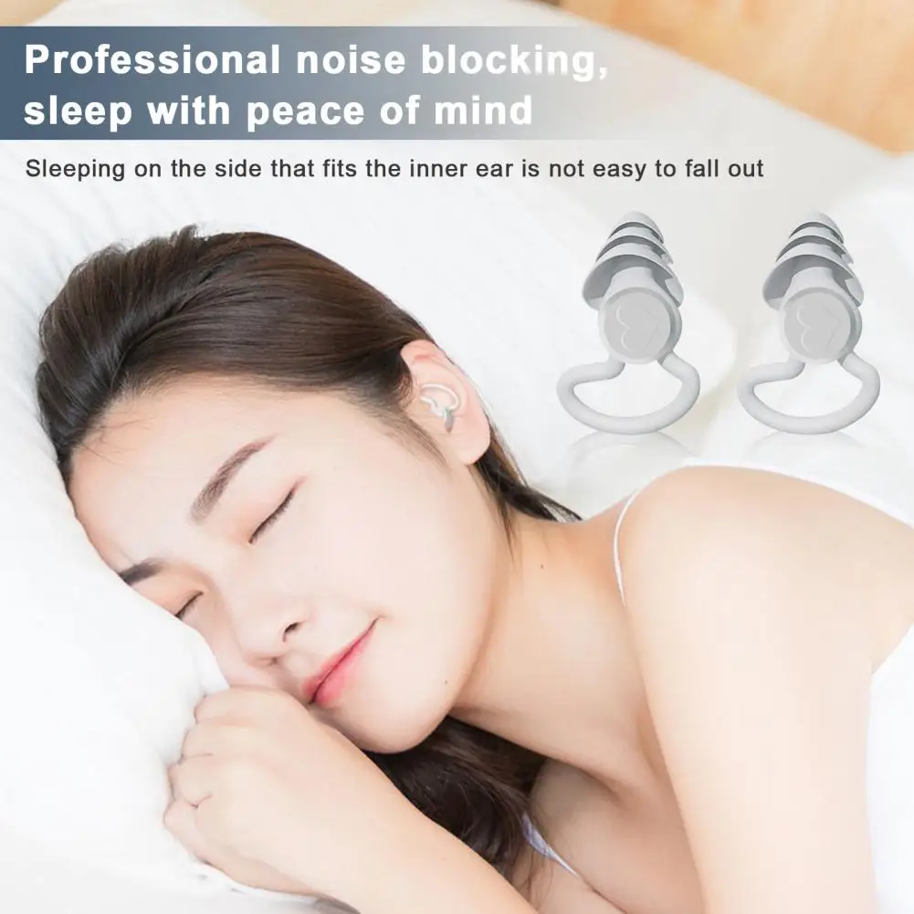 

Sleep Earplugs Lightweight Workshop Noise Reduction Soundproof Earplugs Comfortable to Wear Soft Ear Plugs Home Supply