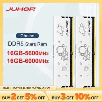 JUHOR DDR5 16GB 5600MHz 6000MHz DIMM 데스크톱 컴퓨터 게임 메모리 램