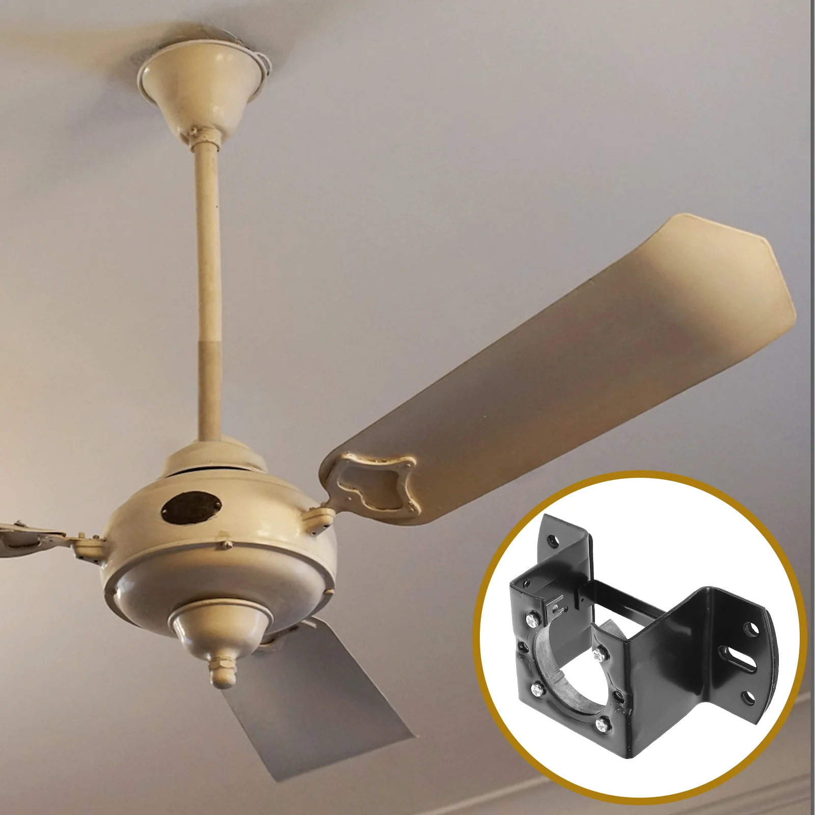Heavy Duty Universal Ceiling Fan Bracket Installation Kit Electric Fan Accessories Replacement Parts Mounting Bracket Ceiling