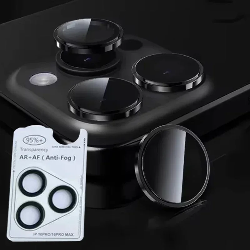 Pink Lens Film HD Tempered Glass Circle Camera Protector