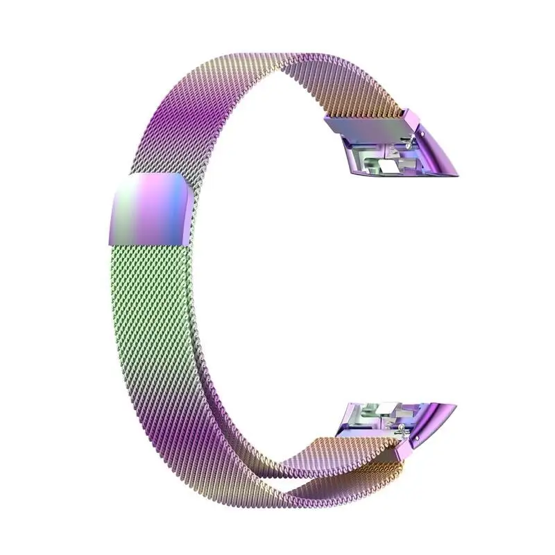 Steel Milan Magnetic Loop Strap For Huawei Band 6 Smart Wristband Replacement Bracelet For Huawei Honor Band 6 Metal Wrist Strap 