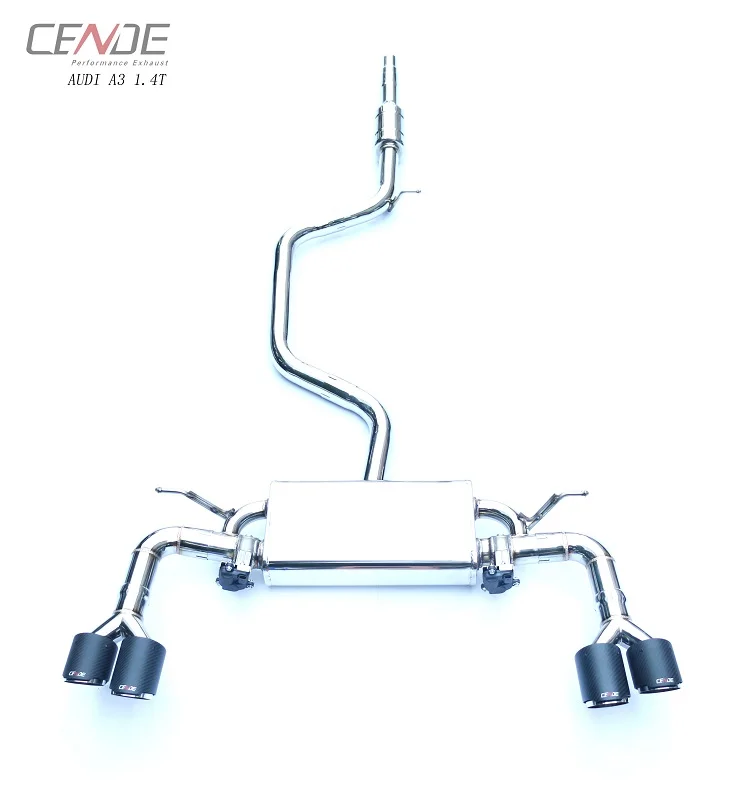 

Высококачественная выхлопная система из нержавеющей стали SUS304 для AUDI A3 L4 2012-2018