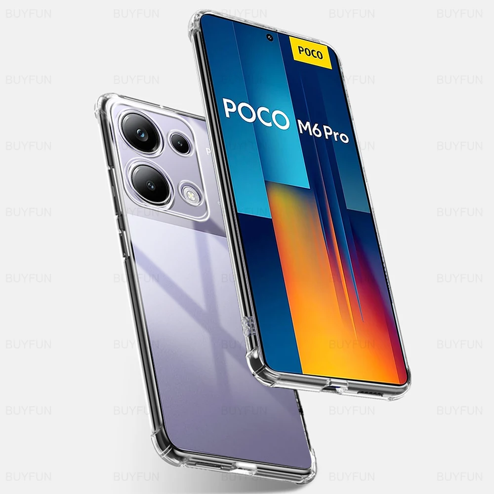 Custodia BEEJTUNY Per Xiaomi Poco X7 PRO 5G – Trasparente Antiurto Anti-ingiallimento – Protezione Militare - 4