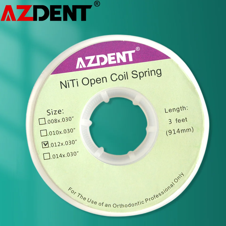 Italia Enit Bobina Di Molle Aperte In Niti Per Ortodonzia - Diametro 0.010/0.012 Pollici, Lunga 3 Piedi (914 Mm) Spring Dentali Per Apparecchio - Foto 7
