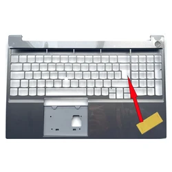 Premium Upper Cover for Laptop Palm Rest Case and Keyboard Frame (Silver)