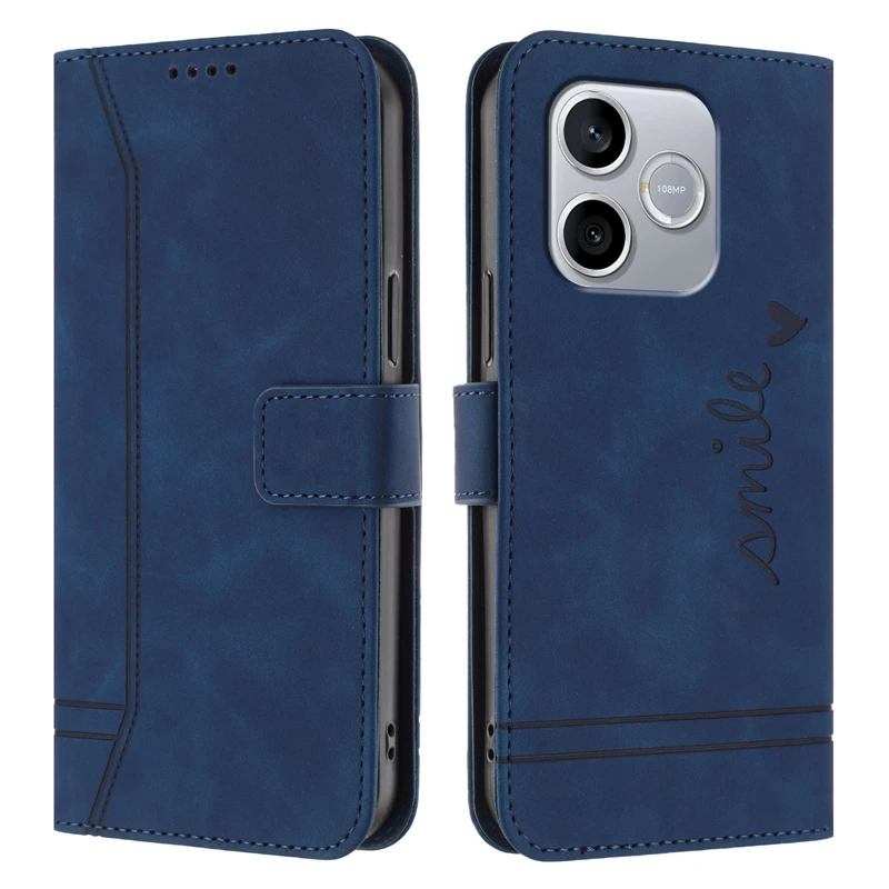 Leather Flip Case with Magnetic Wallet Cover
