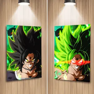 Anime Dragon Ball Diy Decoration 3d Lenticular Poster Toy Art